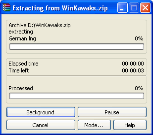UnZip WinKawaks.zip